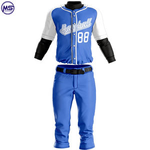 Maillot de baseball de sublimation respirant de haute qualité OEM 2025 ensemble de vêtements de sport imprimé de logo personnalisé nouveau design de vêtements de softball - Product Image 5