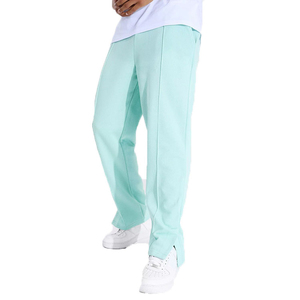 Men's Trendy Casual Flared 100% Polyester <b>Trousers</b> Eco-Friendly Quick Dry Breathable Various Colors Designs Customized Mid Waist - Product Image 1