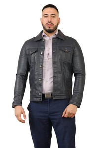 Chaqueta de Motociclista de Cuero Genuino Personalizada, Ecológica, Transpirable, Elegante, Ajustada, Informal, de Alta Calidad, en Oferta - Product Image 4
