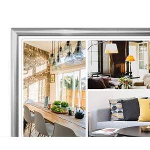 Ensemble moderne de 4 cadres photo argentés 30,5 x 91,5 cm A2 en plastique, métal, aluminium, acrylique pour la décoration de la maison, les mariages et autres utilisations décoratives - Product Image 3
