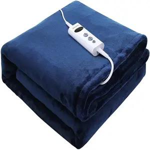 ウォッシャブルソフトぬいぐるみシェルパフランネルEelecric Heated Throw Blanket Electric Heated Blanket for Winter