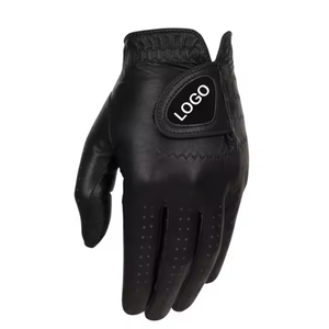 Guantes de golf de piel de oveja Cabretta transpirables antideslizantes OEM de la mejor calidad con logotipo personalizado Material de cuero deportivo duradero optimizado - Product Image 2