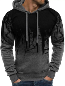 Oversized Track Suit men Casual Streetwear Hoodie Stacked <b>Sweatpants</b> <b>Set</b> Plus Size Winter Designer Plus Size Tracksuits - Product Image 3