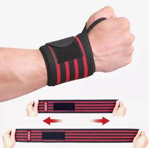 Bracelets de poignet en gros pour la musculation, femmes et hommes, attelle de poignet réglable avec boucle pour le pouce, noir et gris, pour la salle de sport - Product Image 1