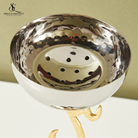 Bol et brûleur d'encens de style arabe-Accent décoratif pour fruits, bonbons ou présentoir de table | Décoration intérieure du Moyen-Orient