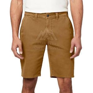 Pantalones vaqueros cortos informales para hombre de alta calidad con diseño de botones Nueva ropa informal de verano Servicio OEM disponible - Product Image 1
