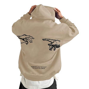 Sudadera con capucha de mezcla de algodón con gráficos audaces Sudadera con capucha unisex disponible en todos los tamaños y color Interior polar Servicio OEM ofrecido - Product Image 1