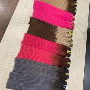 ผมเรมี่สำหรับต่อผมแท้แบบเรมี่ผมคู่ตรงทุกสี - Product Image 1