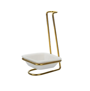 Soporte de descanso para cuchara de sopa de latón, soporte para cuchara de cocina, soporte decorativo para cubiertos de latón, soporte para proveedor mayorista - Product Image 2