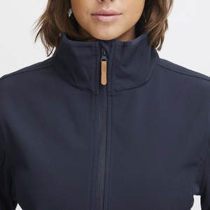 Chaqueta Softshell Estilo Blazer Azul Marino para Mujer, Personalizada al por Mayor, Impermeable, Cortavientos y Ligera, Ropa Deportiva para Correr al Aire Libre - Product Image 2