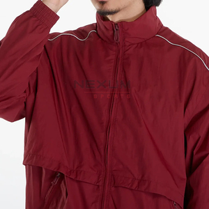 แจ็กเก็ตแขนยาวสำหรับผู้ชาย, แจ็กเก็ตลำลองแขนยาวมีฮู้ดสำหรับผู้ชายไซส์ใหญ่พิเศษ - Product Image 5