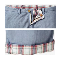 Shorts chino pour garçons en sergé 100% coton, imprimé, ourlet retroussé, disponible en stock, fabrication au Bangladesh, ODM disponible, commandes d'échantillons en 7 jours.