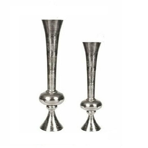 Jarrones de Metal decorativos para el hogar más vendidos, nuevo diseño, decoración de jardín, maceta de almacenamiento de flores, arena de la India - Product Image 2