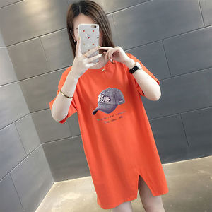 Camisetas de mujer con estampado de logotipo personalizado y cuello redondo de manga holgada de gran venta, fabricante transpirable con hombros caídos de Bangladesh - Product Image 1