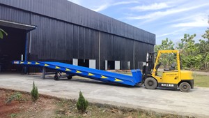 Thủy lực di động tải sân đoạn đường nối KONJO-RE 10t chống trượt Sàn Lưới gấp mỏ kết nối với <span class=keywords><strong>container</strong></span> Bảo hành 1 năm cơ khí - Product Image 3