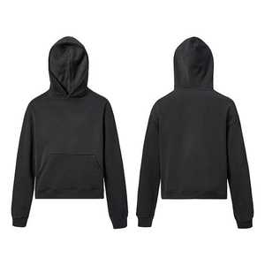 Sudadera con Capucha de Algodón para Hombre, Premium, 420g, Forro Polar Grueso, Transpirable, Corte Regular, Invierno, 100% Algodón, Hombros Caídos, Casual, para Exteriores - Product Image 4