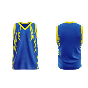 Maillots de basket-ball unisexes personnalisés pas chers respirants à séchage rapide imprimés impression numérique haute qualité 100% polyester vente en gros - Product Image 1