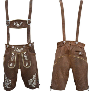 Oktoberfest Shorts Durable Mens Lederhosen Bavarian Shorts Directo de fábrica Classic German Mens Lederhosen Bavarian Festival - Product Image 5