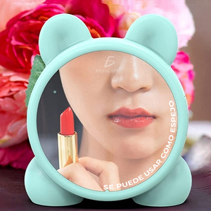 นาฬิกาปลุกดิจิตอลอัจฉริยะ ไฟ บลูทูธ เครื่องเล่นเพลง ลายการ์ตูนพลาสติก สำหรับห้องนอน สำนักงาน โต๊ะทำงาน ชาร์จไร้สาย FM - Product Image 3