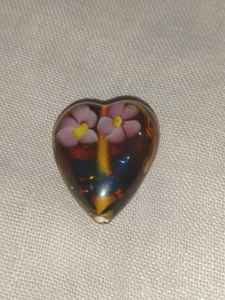 Hot Fashion Natural for Beaded Chevron Glass <b>Bracelet</b> Long Strand Loose Heart Shape Crystal Lampwork <b>Beads</b> Fashionable Crystal - Product Image 2