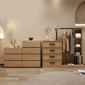 Moderno lujo multifuncional dormitorio almacenamiento piso-pie <span class=keywords><strong>perchero</strong></span> integrado pecho cajones colgador de ropa para la hora de acostarse - Product Image 5