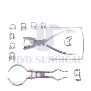 Kit de démarrage pour barrage en caoutchouc 18 pièces |   Système d'isolement dentaire |   Ensemble d'outils dentaires endodontiques professionnels - Product Image 2