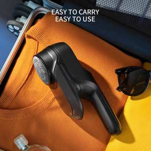 Rasoir anti-bouloches et anti-poils automatique rechargeable par USB avec lame en acier inoxydable et prise universelle pour canapé - Product Image 6