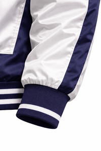 Chaquetas de Satén Premium para Invierno con Diseños Varsity Personalizados, Chaquetas Varsity Unisex para Invierno, Cuello Alto, Logotipo Frontal, Transpirables - Product Image 5