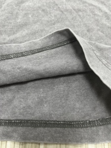 Venta al por mayor último lavado ácido OEM Streetwear desgastado hombres camisetas de gran tamaño de peso pesado de punto estilo lavado - Product Image 6