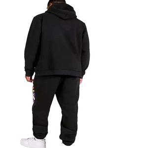 Haute qualité 3d bouffée impression graphique survêtement pour hommes survêtements 100% coton rayures évasées hommes survêtement hiver costume pour hommes - Product Image 4