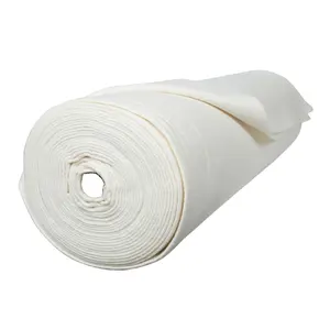 Tissu blanc blanchi 76x68 24x24 52% Polyester 48% coton certifié Oeko Tex pour Textile domestique et formel