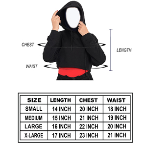 Streetwear Vente Chaude Femmes Crop Top Hoodies Fabriqués en Matériel de Haute Qualité Respirant Femmes Crop Top Hoodies - Product Image 6