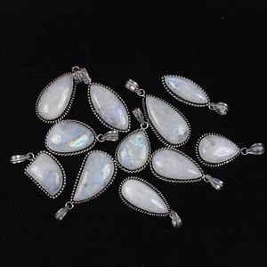 เครื่องประดับจี้อัญมณีสีรุ้งธรรมชาติคุณภาพดีดีไซน์สวยสร้อยคอเครื่องประดับ - Product Image 1