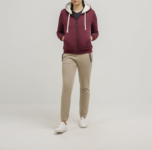 Sudaderas con capucha personalizadas de alta calidad Ropa de calle para mujer Sudadera con capucha bordada con hombros caídos y serigrafía personalizada - Product Image 2