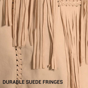 Chaqueta de Gamuza a la Moda con Borlas, Ropa de Rodeo Moderna - Product Image 5