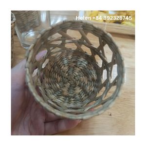 ที่ใส่แก้วกาแฟหญ้าทะเล2024เป็นมิตรต่อสิ่งแวดล้อมช่วยปกป้องสิ่งแวดล้อม - Product Image 5