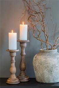 Porte-bougie de luxe en bois - Product Image 4