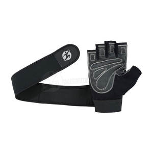 Unisex Black Leather Sport Weight <b>Lifting</b> <b>Gloves</b> Anti-Slip Workout Gym Fitness Training <b>Gloves</b> - Product Image 4