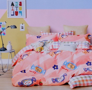 Stylish Kidzee <b>Collection</b> 3PCS Queen Size 400TC Microfiber Washable Durable Printed Flat Sheet 2 <b>Pillow</b> Cases for Hospital <b>Hotel</b> - Product Image 1