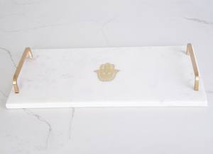 Plateau de service en bois carré moderne élégant fini maison hôtel Restaurant qualité durable prix bon marché chargeur déjeuner emballage - Product Image 4