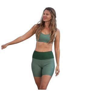 Solid Color Heart-Shaped Embroidery <b>Three</b>-<b>Quarter</b> <b>Leggings</b> for Girls New Cross-Border Casual Design with customization. - Product Image 3