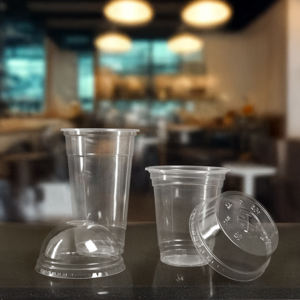 Vietnam alta calidad 16/20/24oz tazas de café desechables 95mm PP vasos de plástico para bebidas frías jugo té - Product Image 4