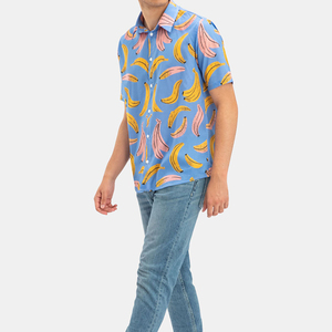 เสื้อเชิ้ตฮาวายชายหาดแขนสั้นสำหรับผู้ชายเสื้อเชิ้ตชายหาดสำหรับวันหยุดฤดูร้อนงานตามสั่ง - Product Image 2