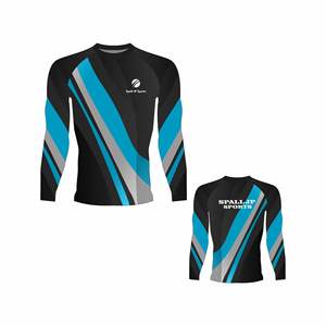 Custom Printed Protection Rash Guard for Men UPF 50+ Long Sleeves Jiu Jitsu <b>Rashguard</b> <b>BJJ</b> MMA Compression Shirt - Product Image 6