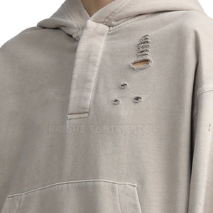 Sudaderas con capucha de manga larga desgastadas del mejor material Nuevo cuello con capucha de moda para el invierno - Product Image 6