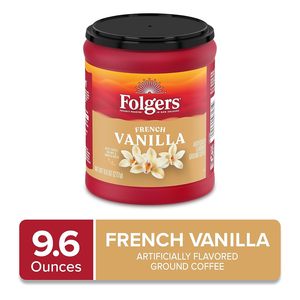 Café moulu aromatisé à la vanille française Folgers, 9,6 onces - Product Image 2