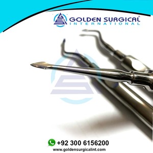 Elevador Dental de Acero Inoxidable, 3 Piezas, Elevador de Dientes, Clareador, Mango Hexagonal Curvo, Instrumento Quirúrgico para Dentistas - Product Image 4