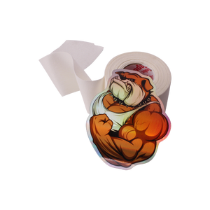 Custom Hologram Die Cut Vinyl <b>Stickers</b> UV Proof Scratchproof 100pcs for Hard Hats Helmets Bicycles Motorcycles Promotions - Product Image 6