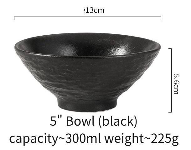 5" Bowl (black)