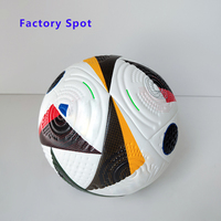 Ballons de football européens n° Ballon de football standard 5, taille 4, pour joueurs de football, 24 ligues, football professionnel, fabriqué à Sialkot